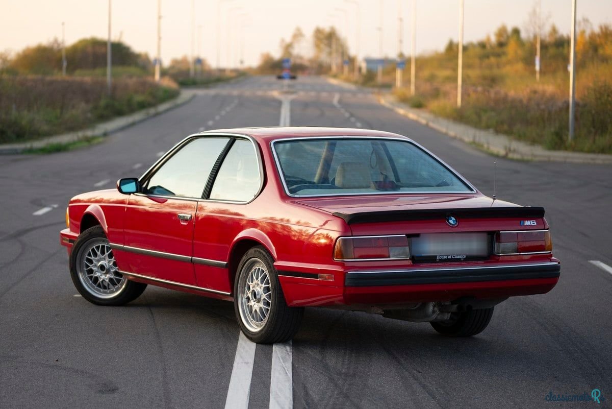 1987' BMW M6 photo #2