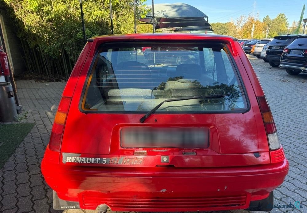1986' Renault 5 1.4 Gt Turbo photo #5
