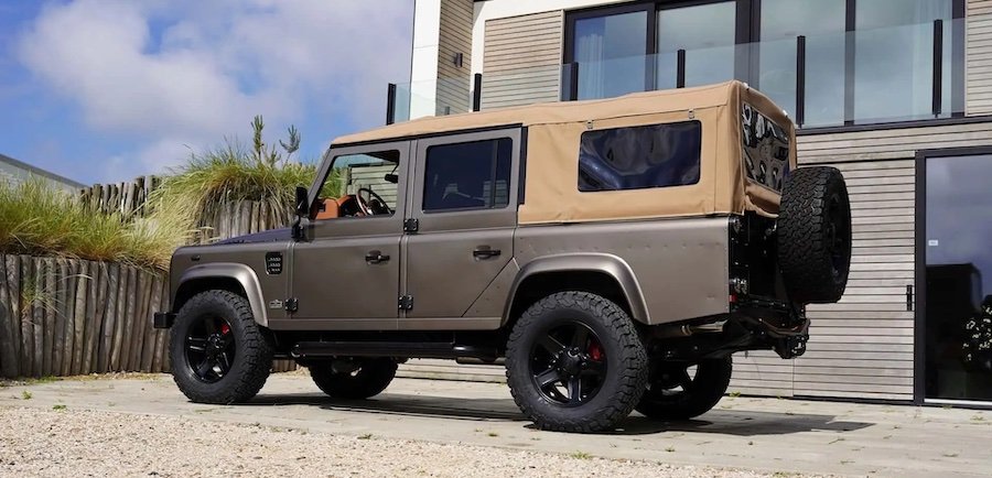 This Quad-Motor Electric Land Rover Defender Restomod Has More Range Than Some Teslas