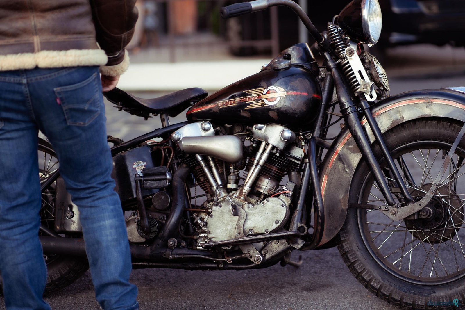 1938' Harley-Davidson knucklehead photo #6