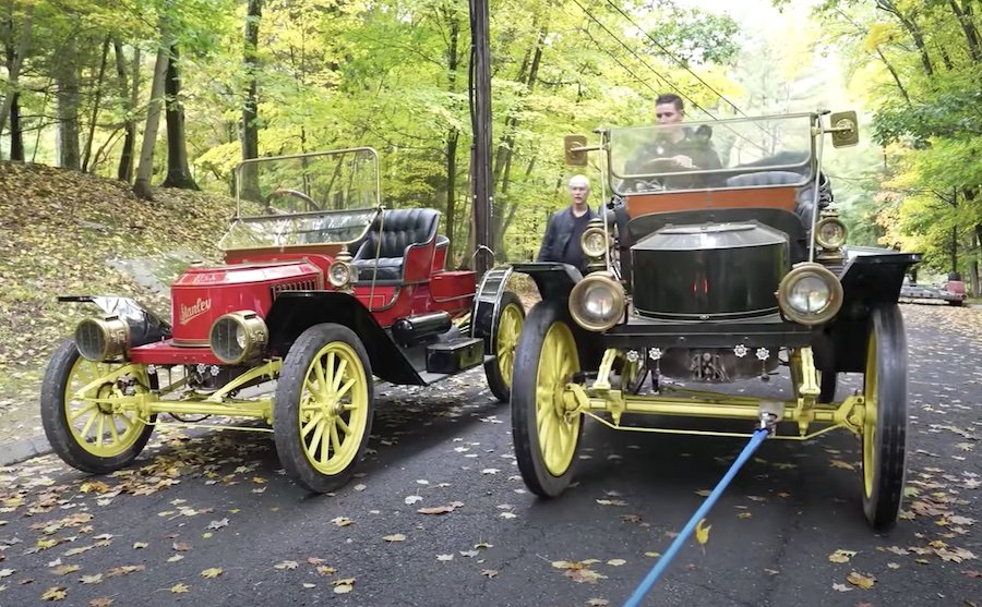 1910 Stanley Steamer With Delicate Parts Gets First Wash In 17 Years