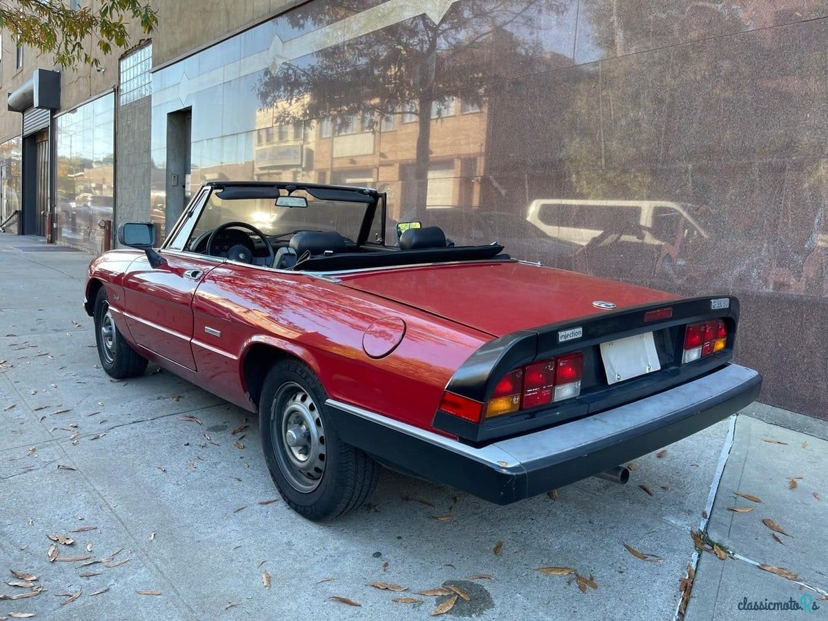 1986' Alfa Romeo Spider photo #4