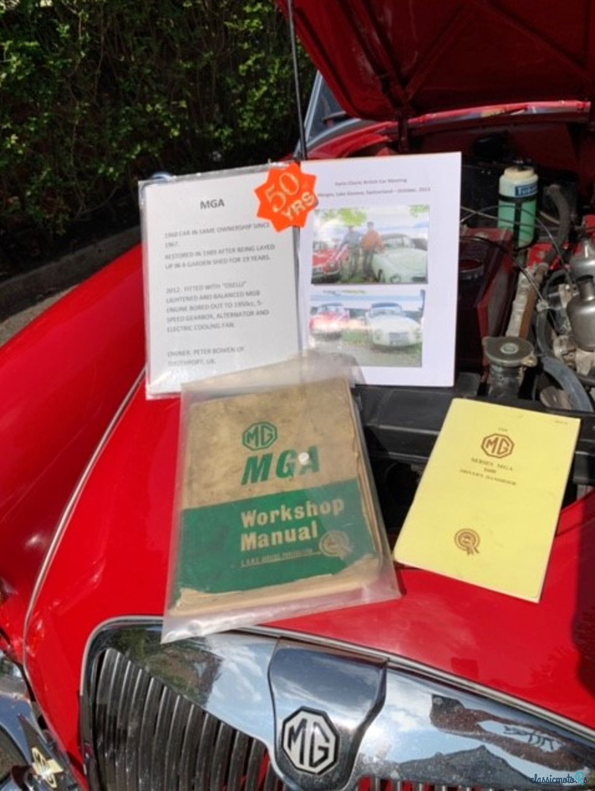 1960' MG MGA photo #4
