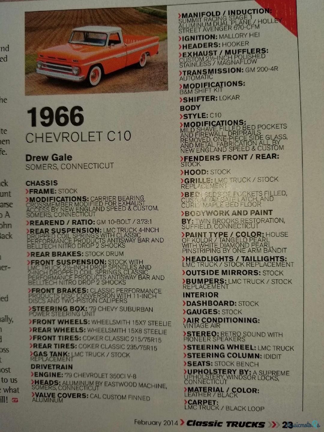 1966' Chevrolet C/K Trucks siehe Kommentare photo #7