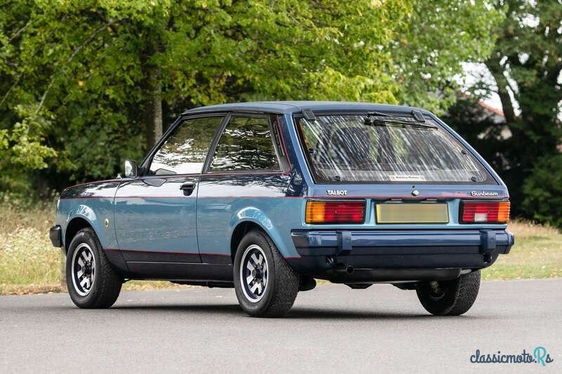 1983' Talbot Lotus Sunbeam photo #4