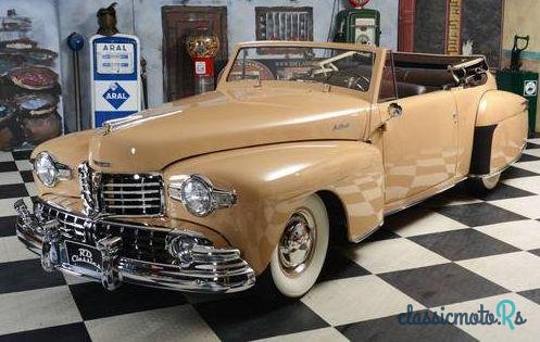 1948' Lincoln Continental Convertible V12 photo #3