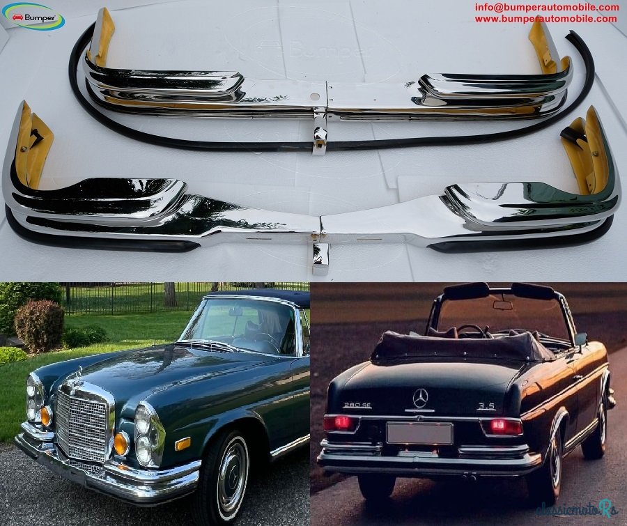 1969' Mercedes-Benz 280SE3.5 W111 W112 bumper photo #1