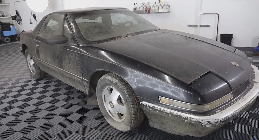 Abandoned Buick Reatta Gets First Wash In 15 Years