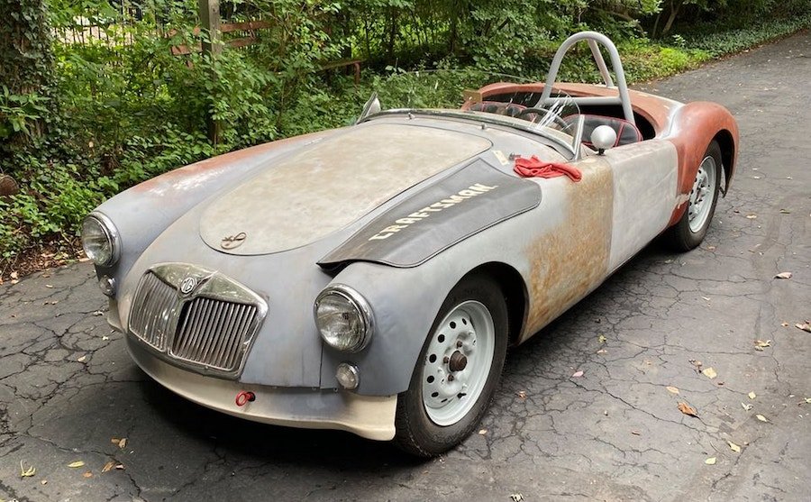 Crusty ’57 MG MGA Claims To Be a Former SCCA Racer, Is It Legit?