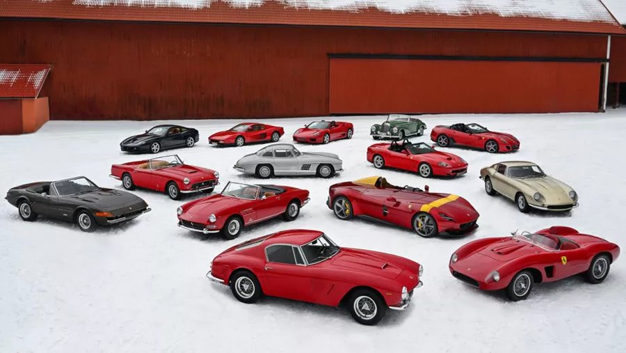 Une impressionnante collection de Ferrari bientôt dispersée
