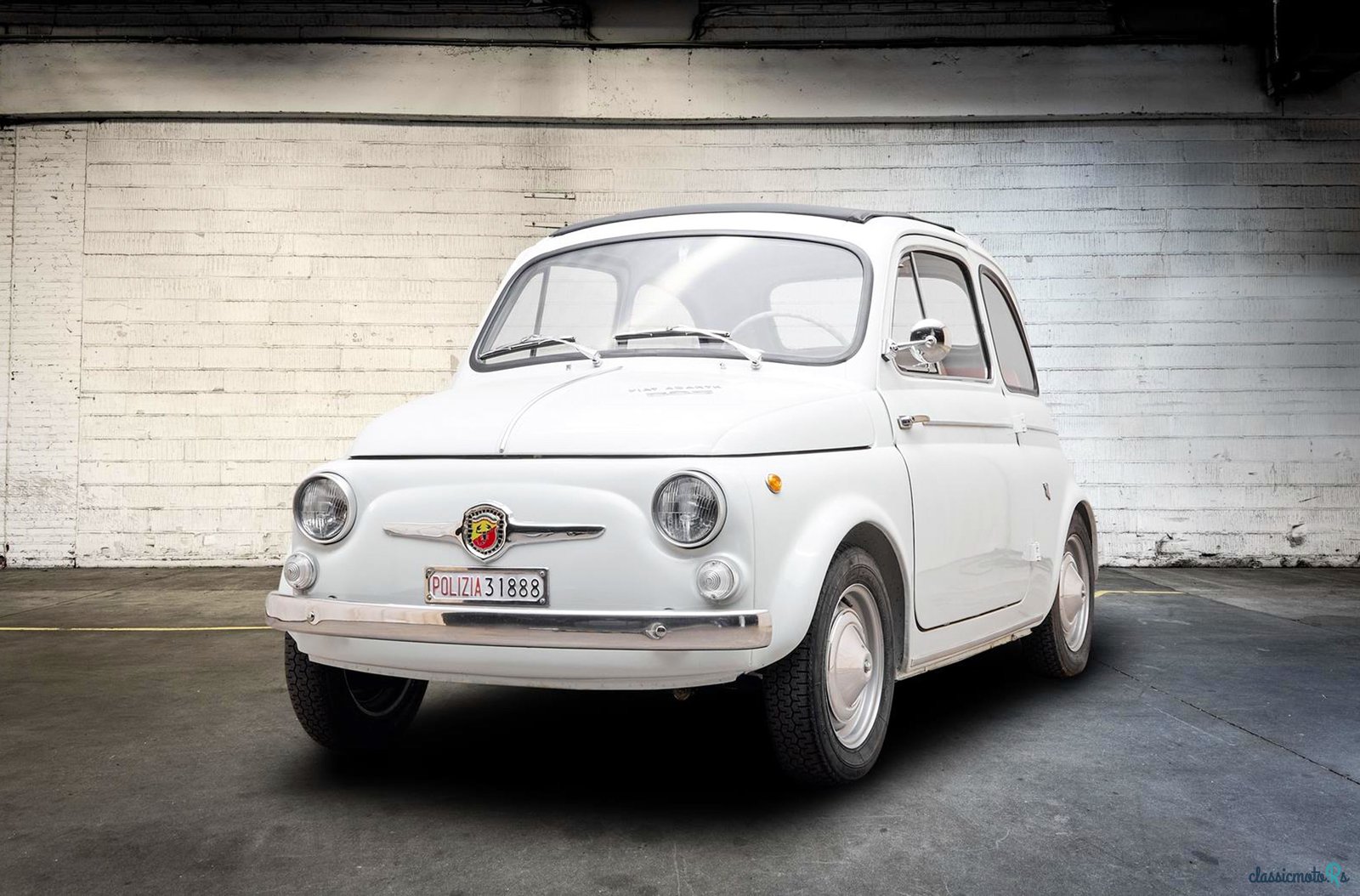 1964' Fiat 595 Abarth Polizia Original photo #1