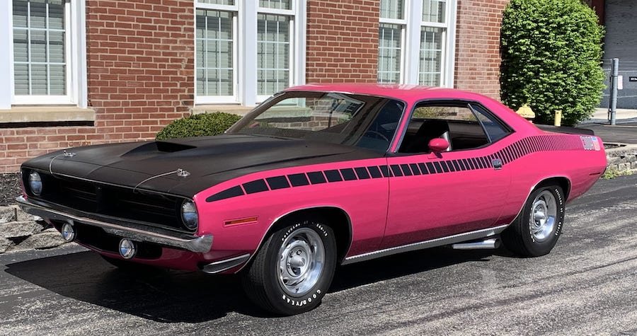 This Fake 1970 Plymouth Cuda Was Auctioned Off As a Rare Pink AAR - Twice