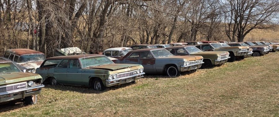 Huge Nebraska Collection To Sell To Make Way for Real Estate: 350 Old Chevys, Most of Them Impalas