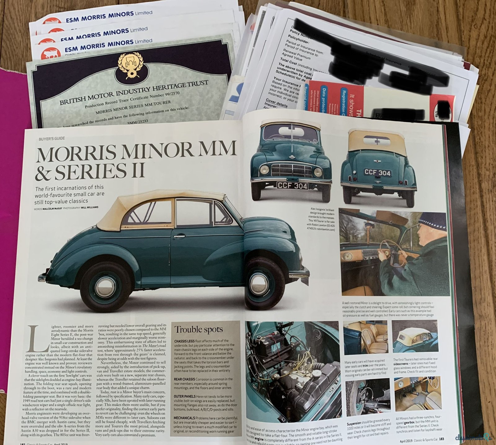 1949' Morris Minor Mm Tourer photo #2