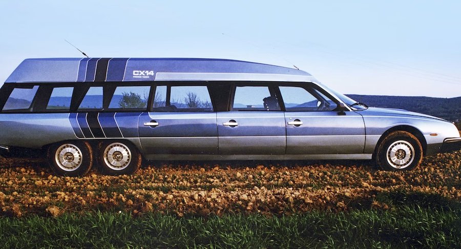 CX mit sechs Rädern als Sprinter-Vorläufer