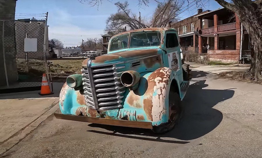 This Super Rare, Junkyard-Found 1941 Diamond T Was Once the Cadillac of Pickup Trucks