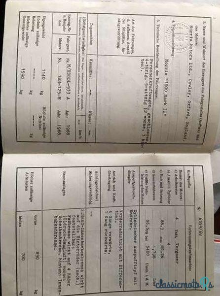 1966' Morris 1800 photo #6