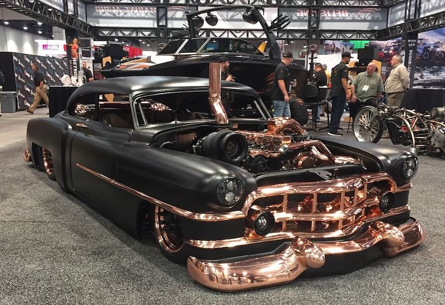 1950 Cadillac "Nightmare" Has Copper Grille and 1,000 HP Cummins