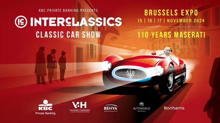 InterClassics Brussels 2024 : 110 ans de Maserati