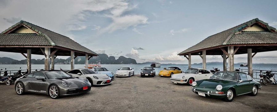 Watch All Eight Porsche 911 Generations Hit The Open Road