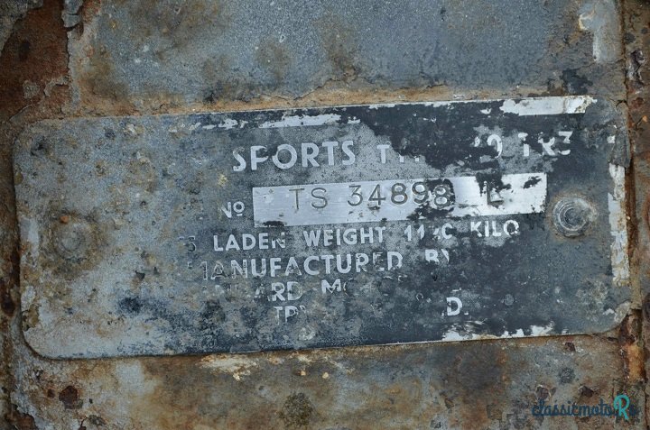 1958' Triumph TR3A for restoration photo #4