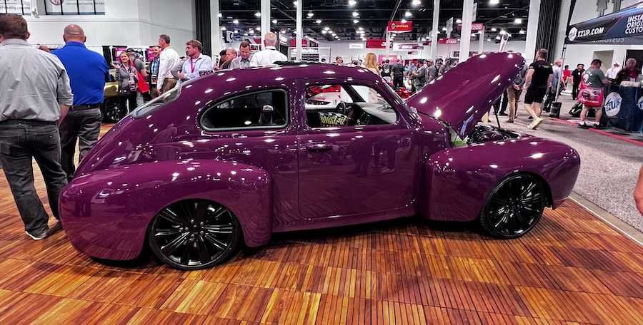 Volvo PV544 With S60 Recharge Powertrain Unveiled By Girl Gang Garage At SEMA