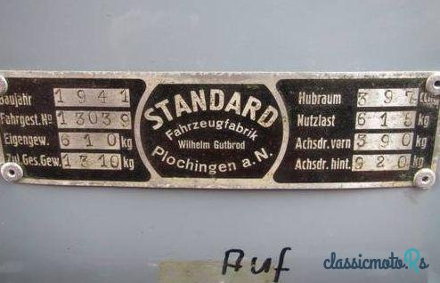 1941' Standard Dreirad photo #3