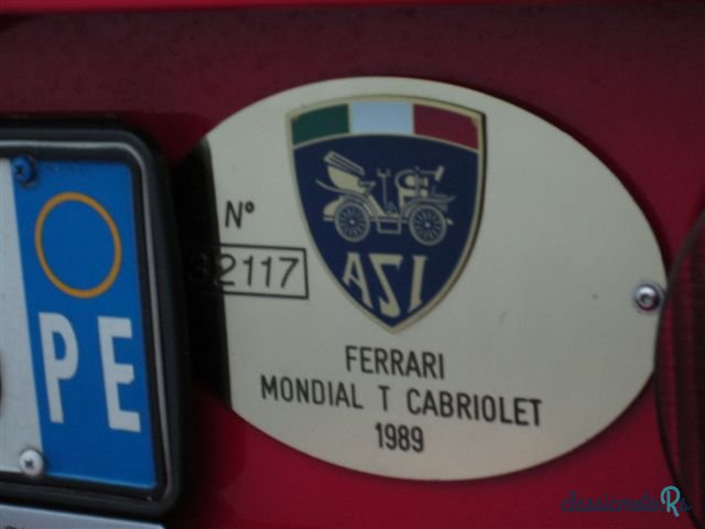 1989' Ferrari Mondial photo #1