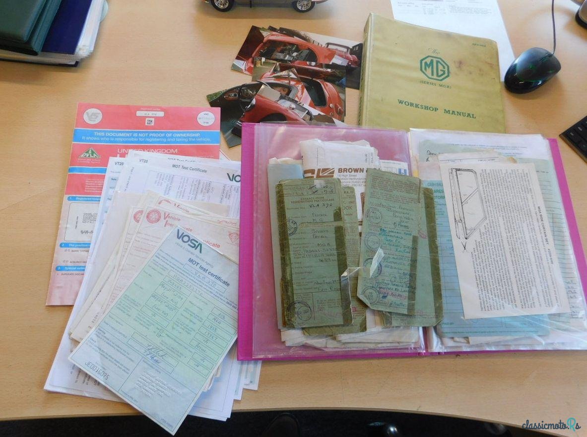 1958' MG MGA photo #2