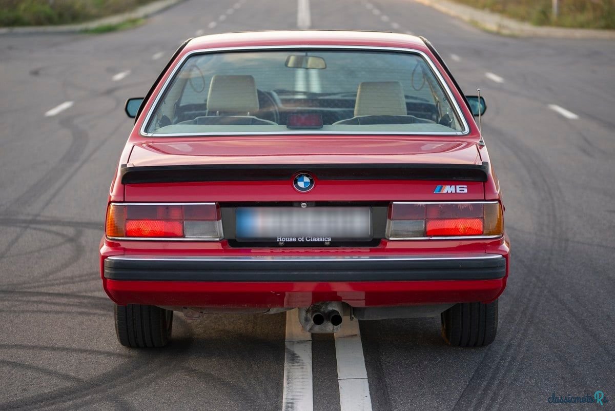 1987' BMW M6 photo #5