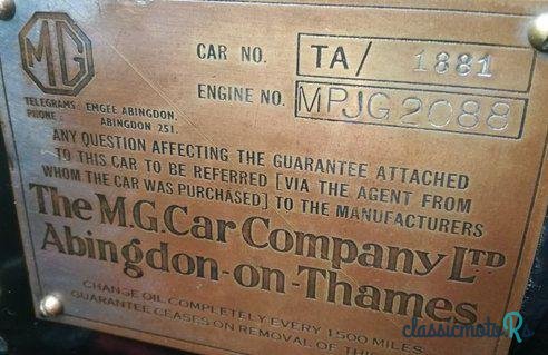 1937' MG TA photo #3
