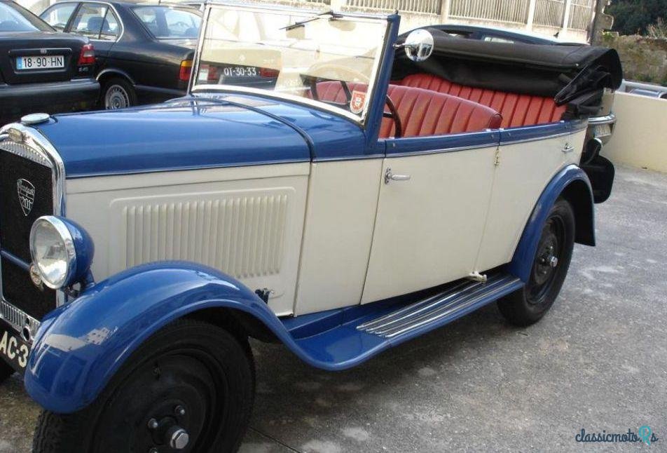1930' Peugeot 201 Cabriolet photo #5