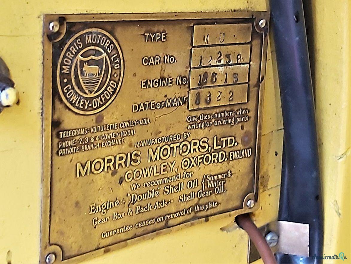 1922' Morris Cowley Bullnose photo #1