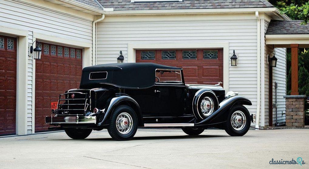 1933' Packard Twelve Convertible Victoria photo #3