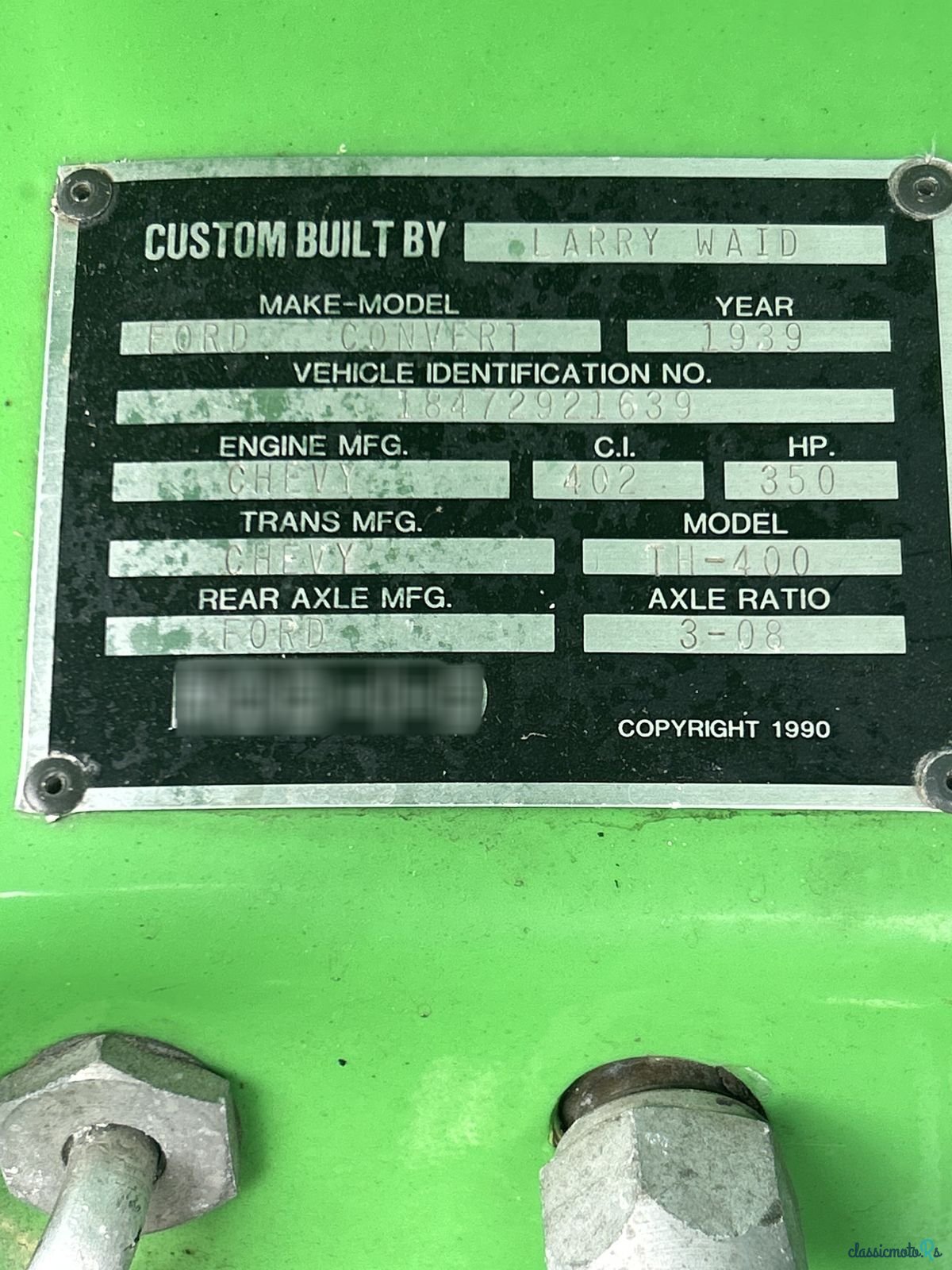 1939' Ford Custom photo #5