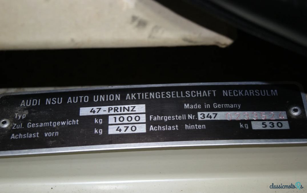 1970' NSU Prinz photo #2
