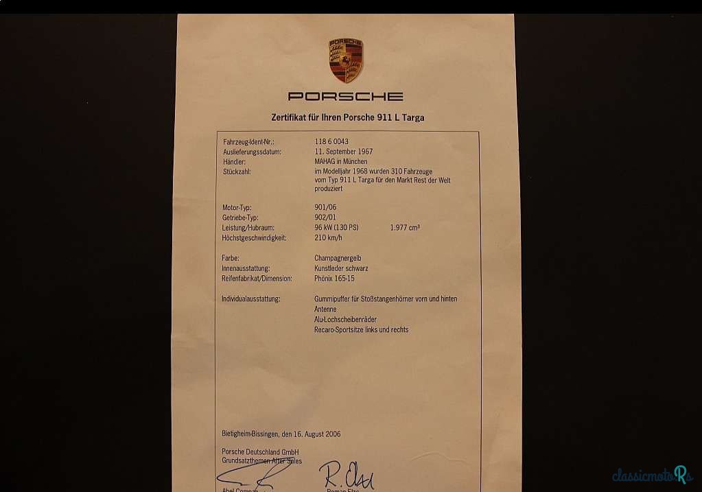 1968' Porsche 911 photo #4