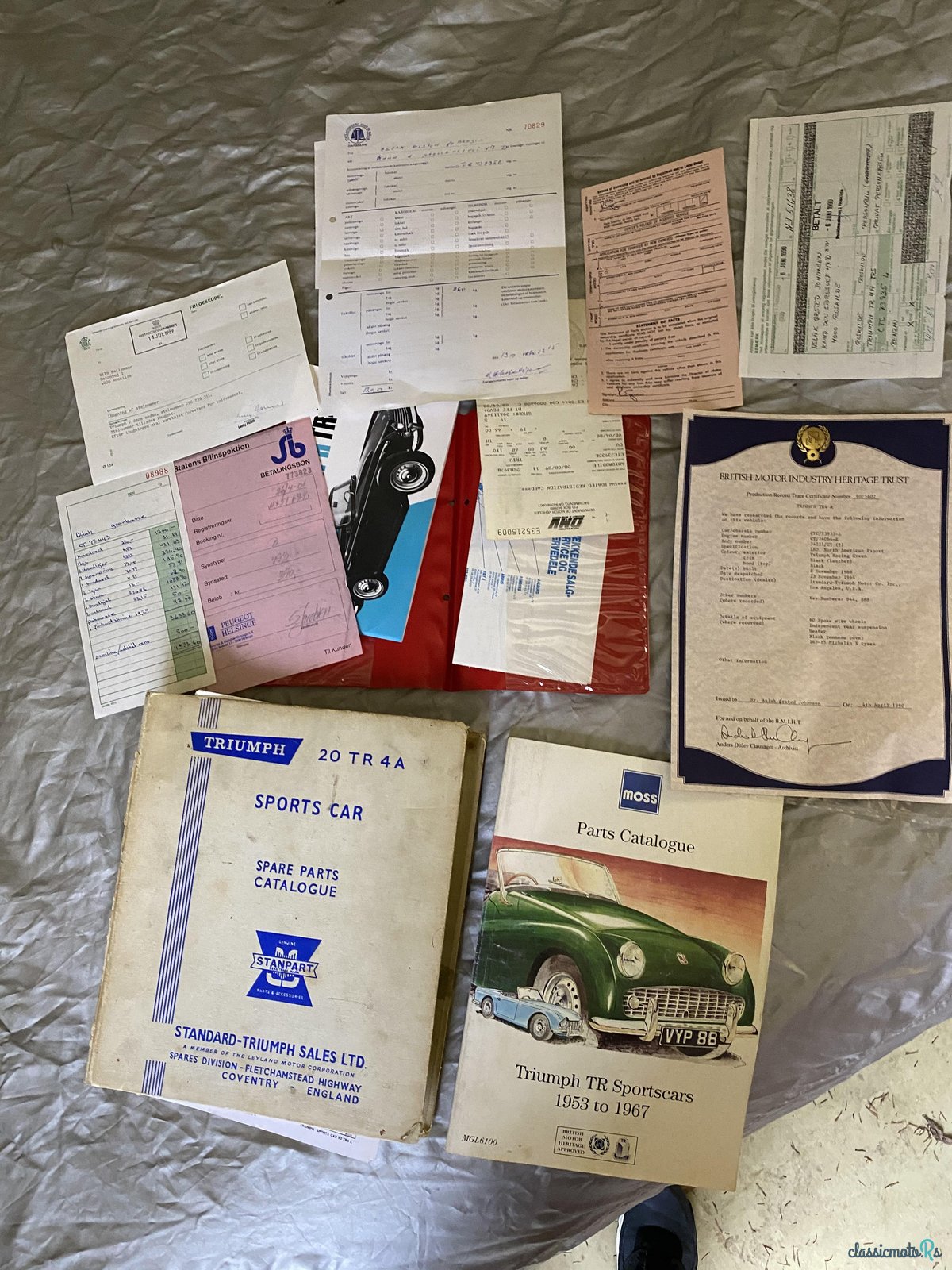 1967' Triumph TR4 photo #5