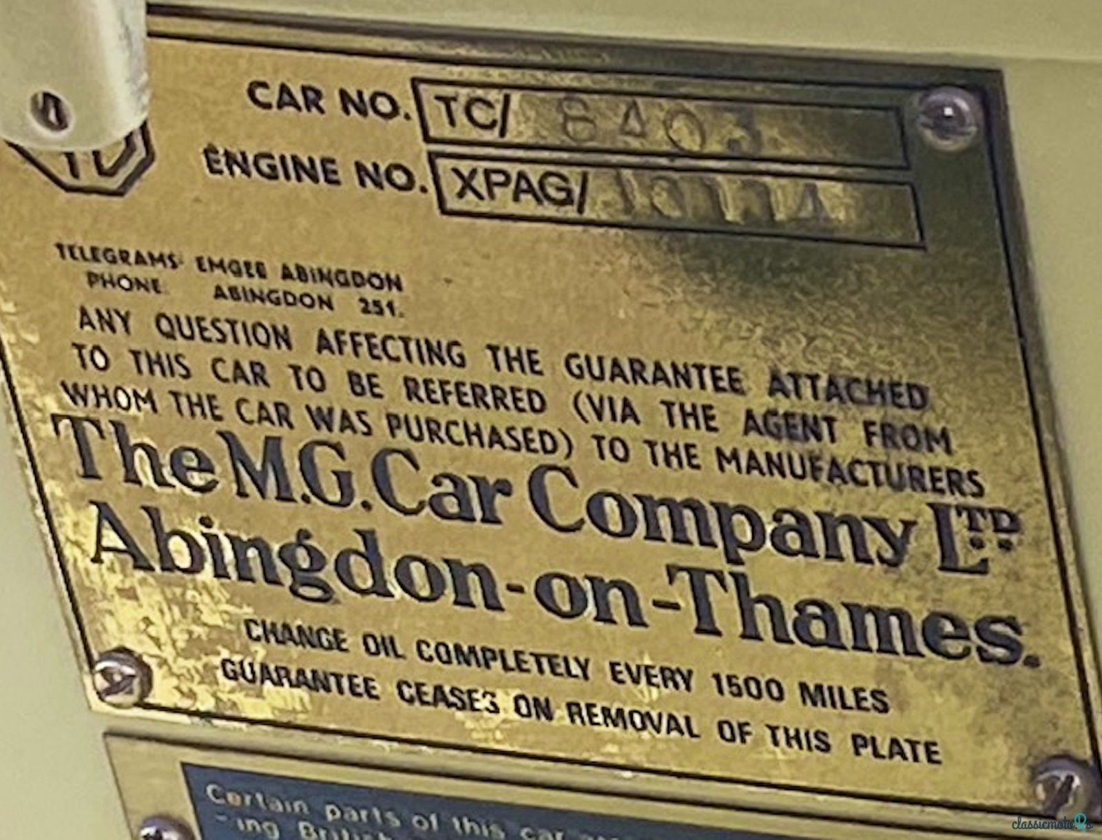 1949' MG TC photo #6