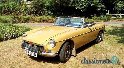 1974' MG MGB Roadster photo #3