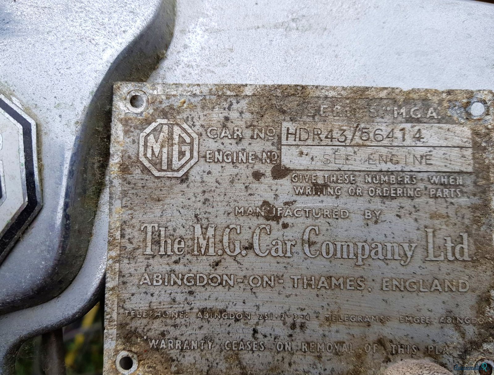 1958' MG MGA photo #2