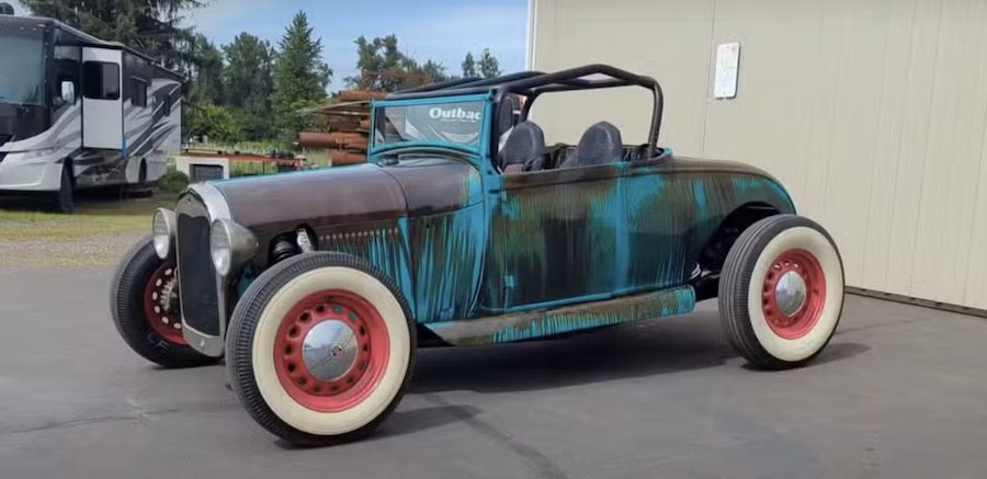 You Will Never Guess What's Under The Bodywork Of This Rat Rod