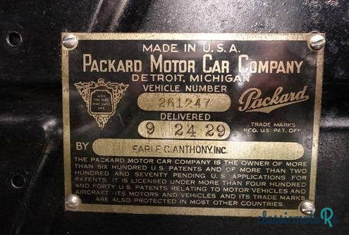 1929' Packard Eight 626 Convertible Coupe photo #6