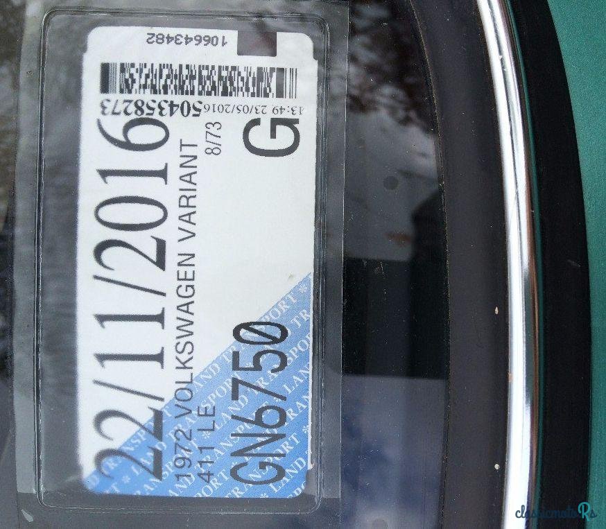 1972' Volkswagen Variant photo #2