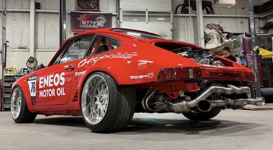 Ferrari engined Porsche 911