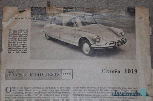 1958' Citroen DS Id19 photo #1
