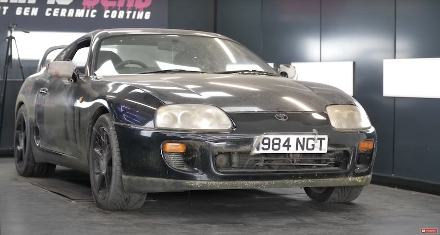 Toyota Supra Mk4 Not Washed In Years Is A Challenging Detailing Project