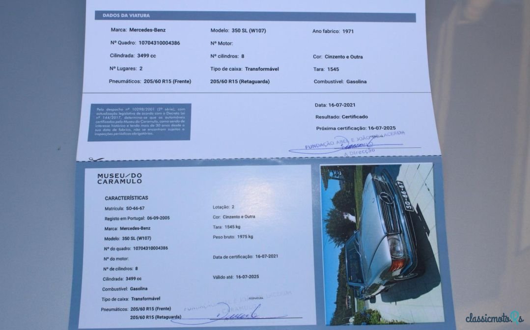 1971' Mercedes-Benz Sl-350 photo #3