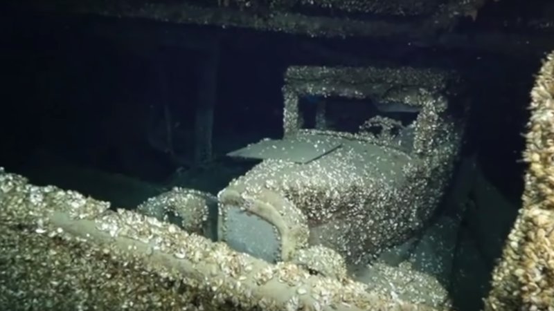 Barnacle find: Complete 1927 Chevrolet found aboard Lake Huron shipwreck