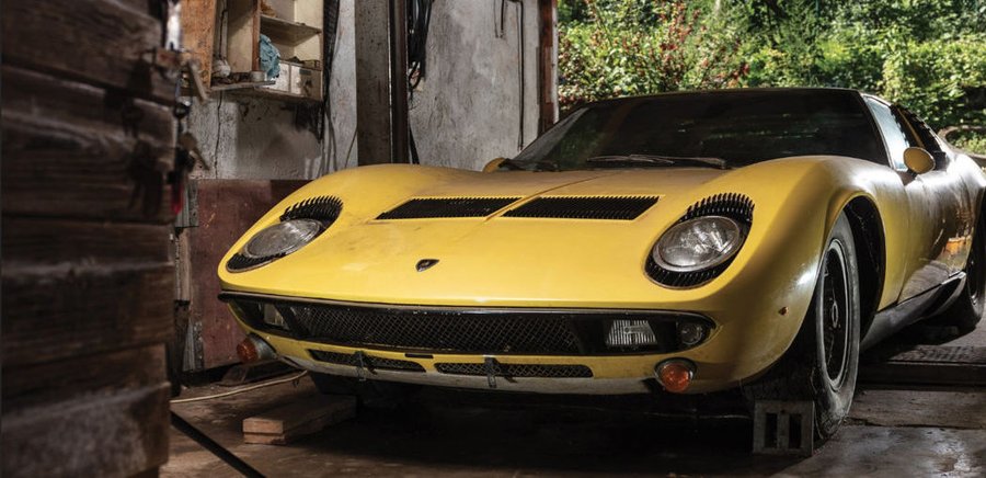 Barn-find 1969 Lamborghini Miura S headed to auction for its 50th birthday